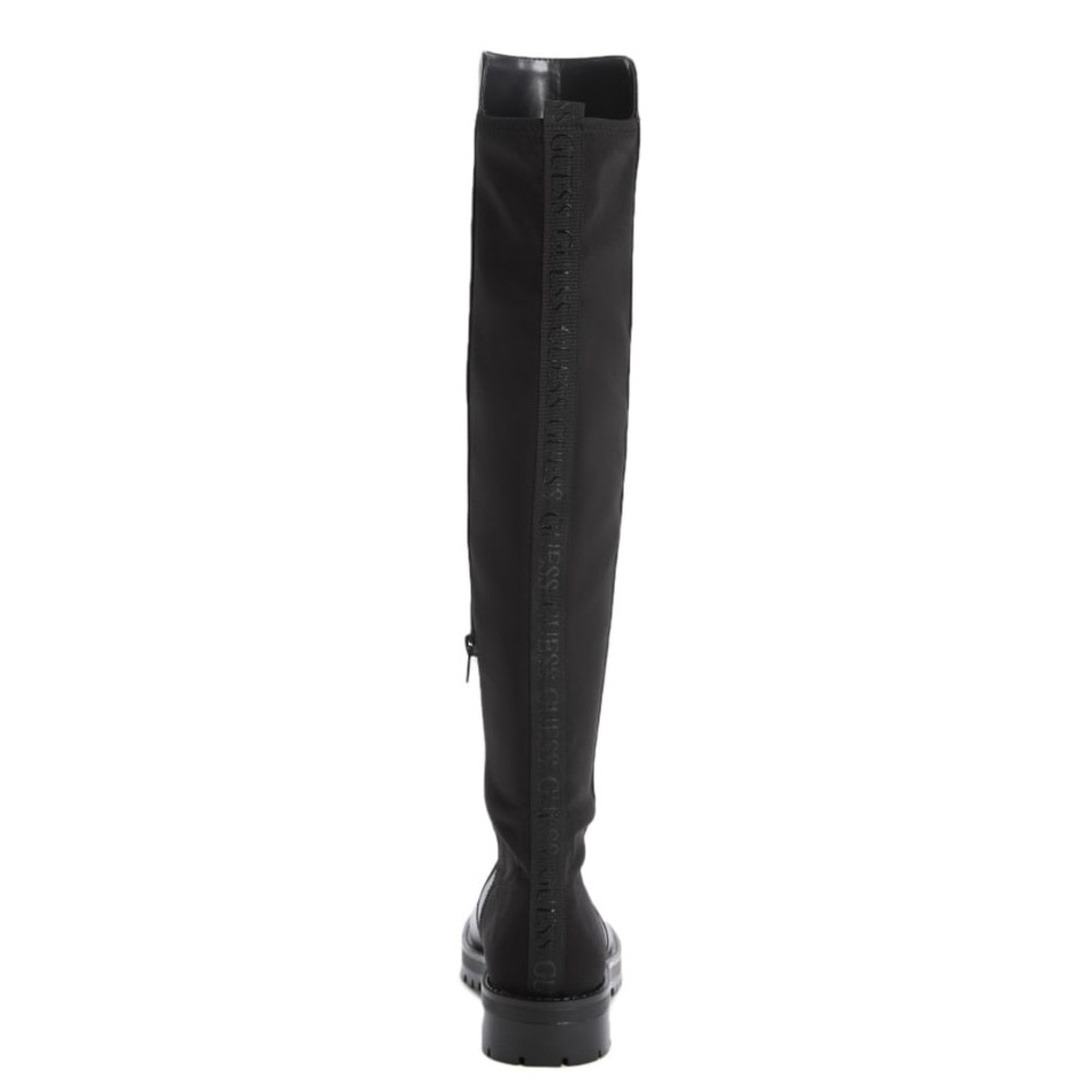 GUESS Analin Knit Panel Black Riding‎ Boots NEW Size 5.5 - Picture 2 of 7